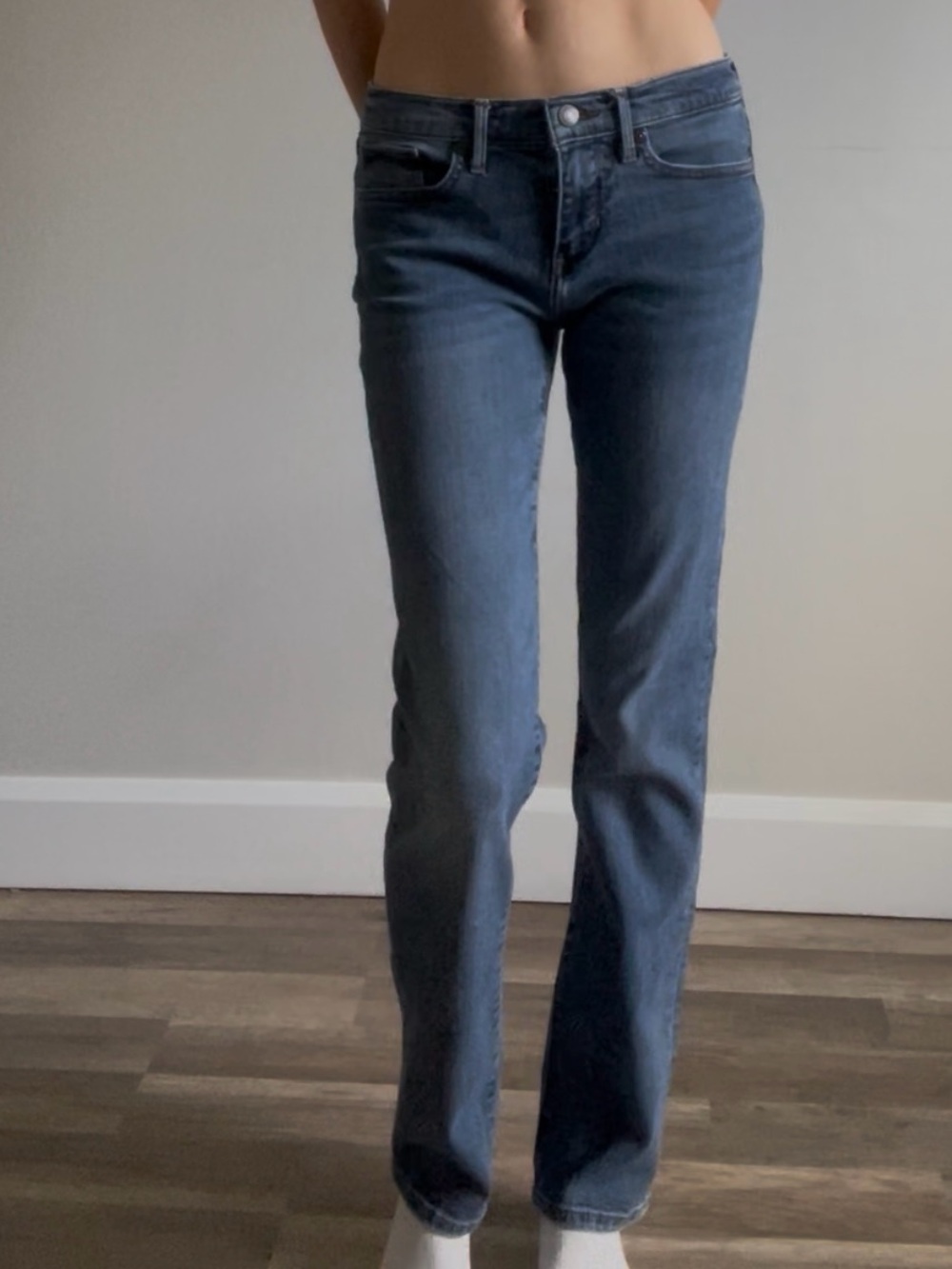 Banana Republic Straight Leg Blue Girlfriend Jeans